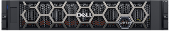 Dell PowerStore 3200Q all-flash storage appliance, front view
