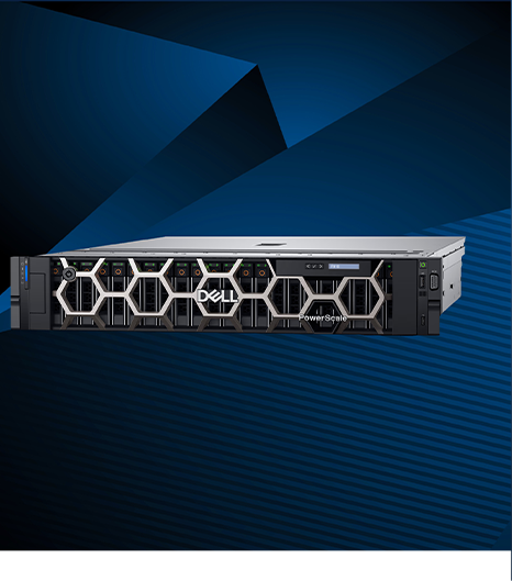 Dell PowerScale F910 rack server, front view